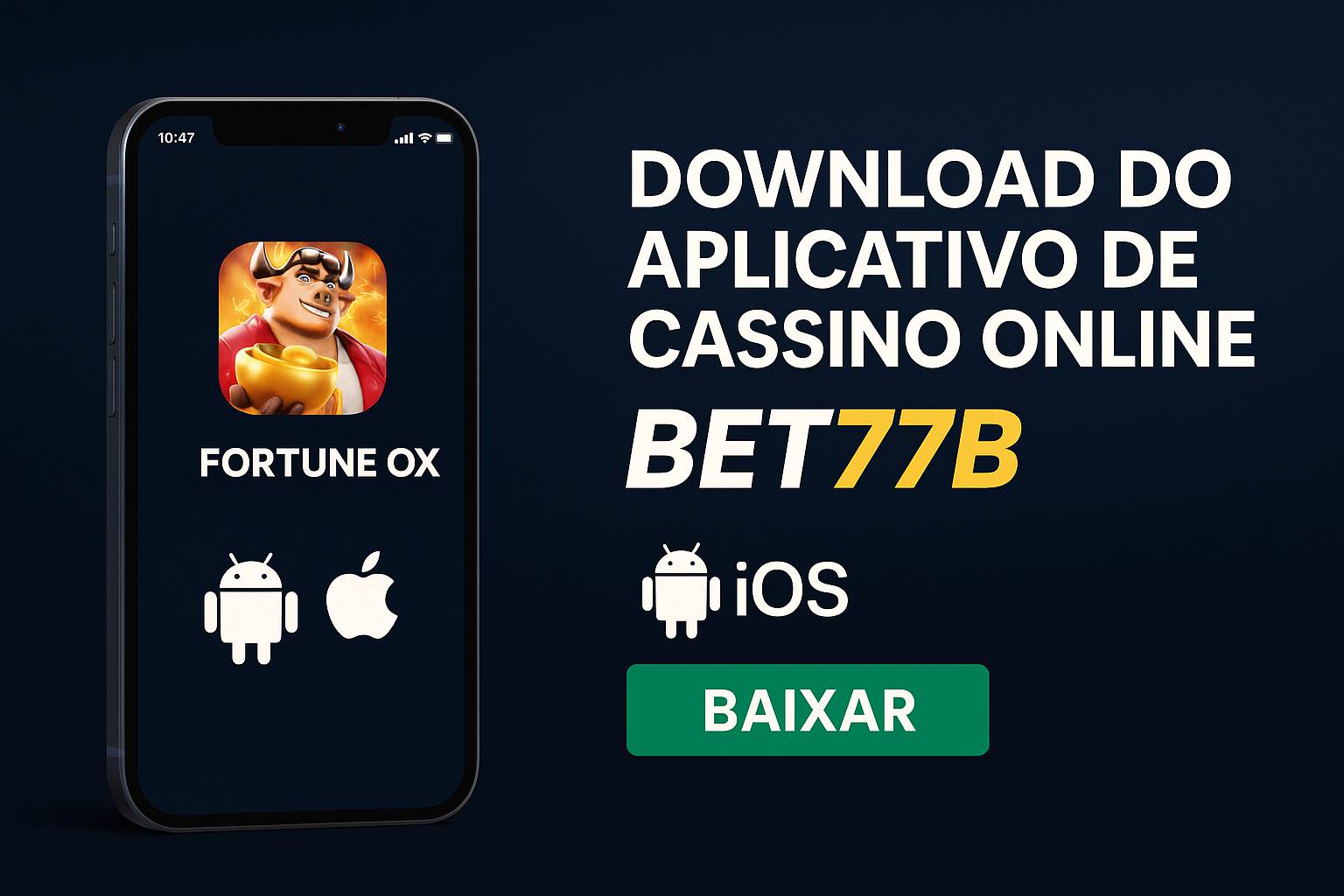 Baixar o BET77B Cassino App