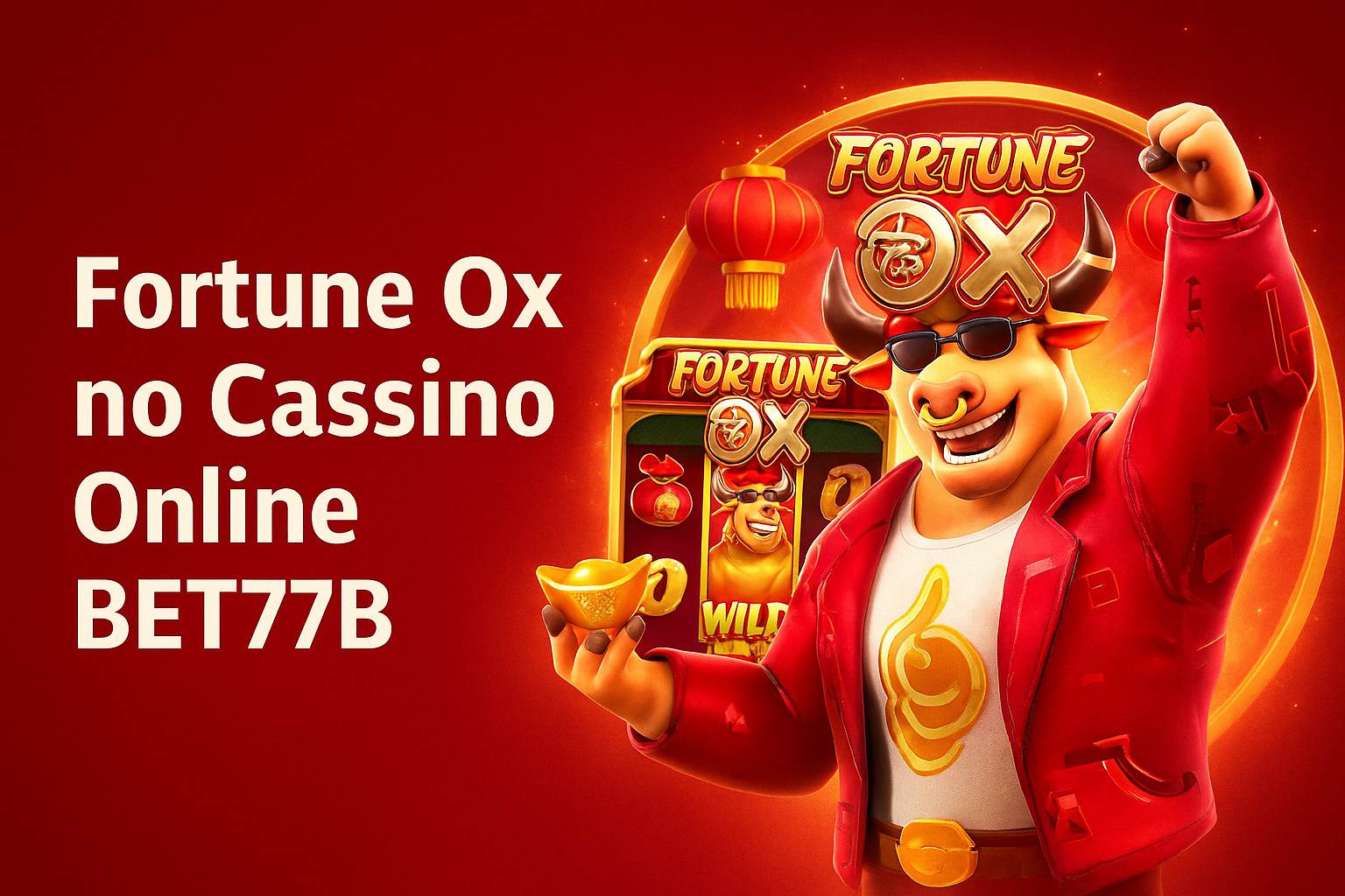 Fortune Ox no BET77B - Aposte Agora e Reivindique Seus Ganhos