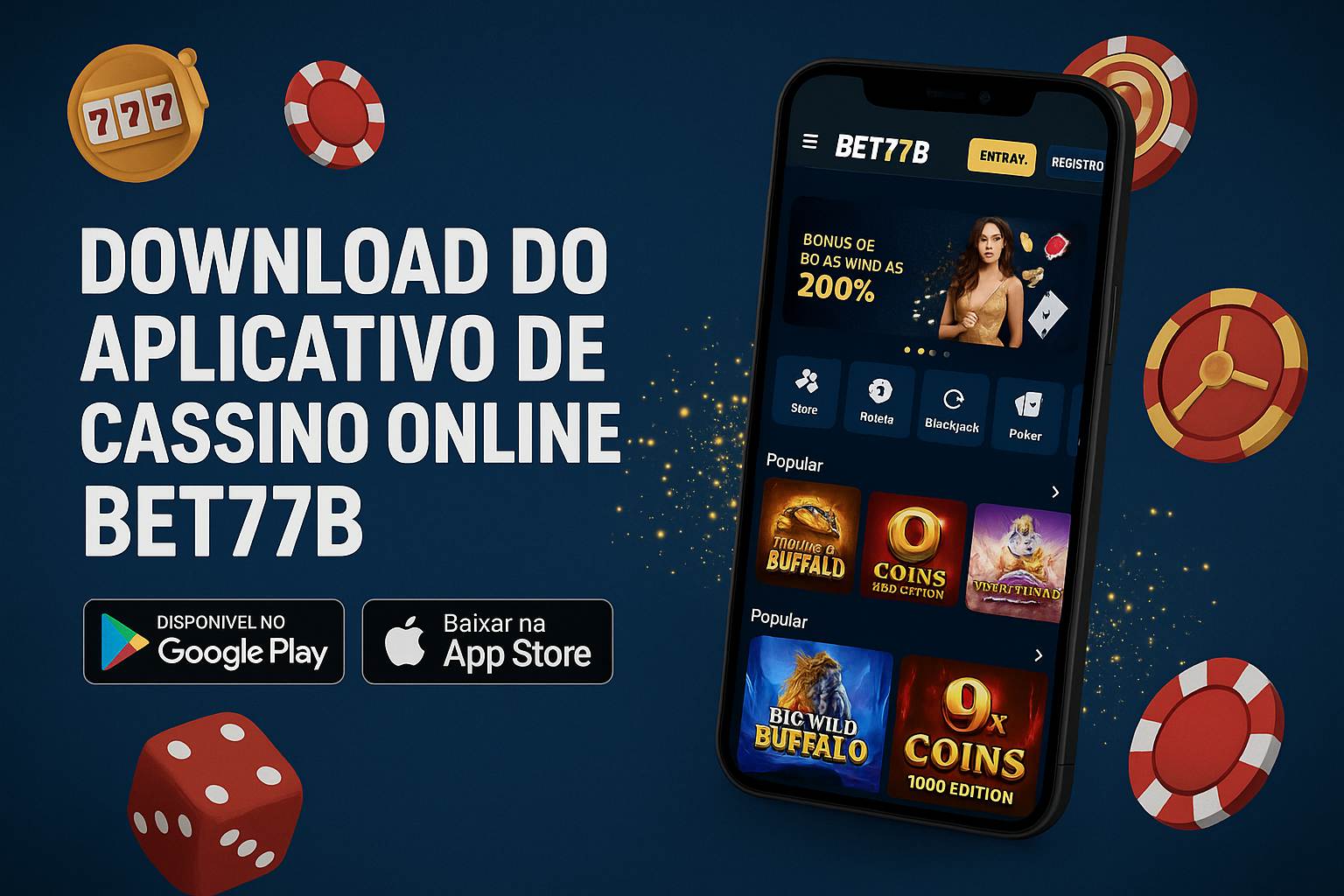 Login no Cassino BET77B 